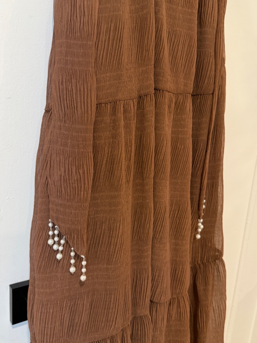 House of Harlow 1960 Brown Halter Midi Dress - Picture 6 of 10